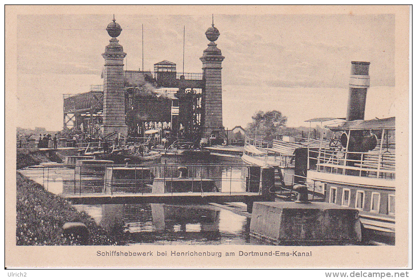 AK Henrichenburg - Schiffshebewerk - Dortmund-Ems-Kanal (23712) - Castrop-Rauxel