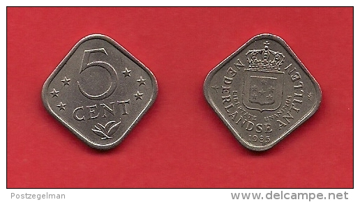 NETHERLAND ANTILLES, 2 Coins. 5 Cent Square - Nederlandse Antillen