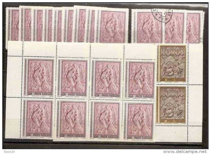 1982 Vaticano Vatican NATALE  CHRISTMAS 20 Serie Di 2v.: 17 MNH**+3 Usate Con Gomma - Natale