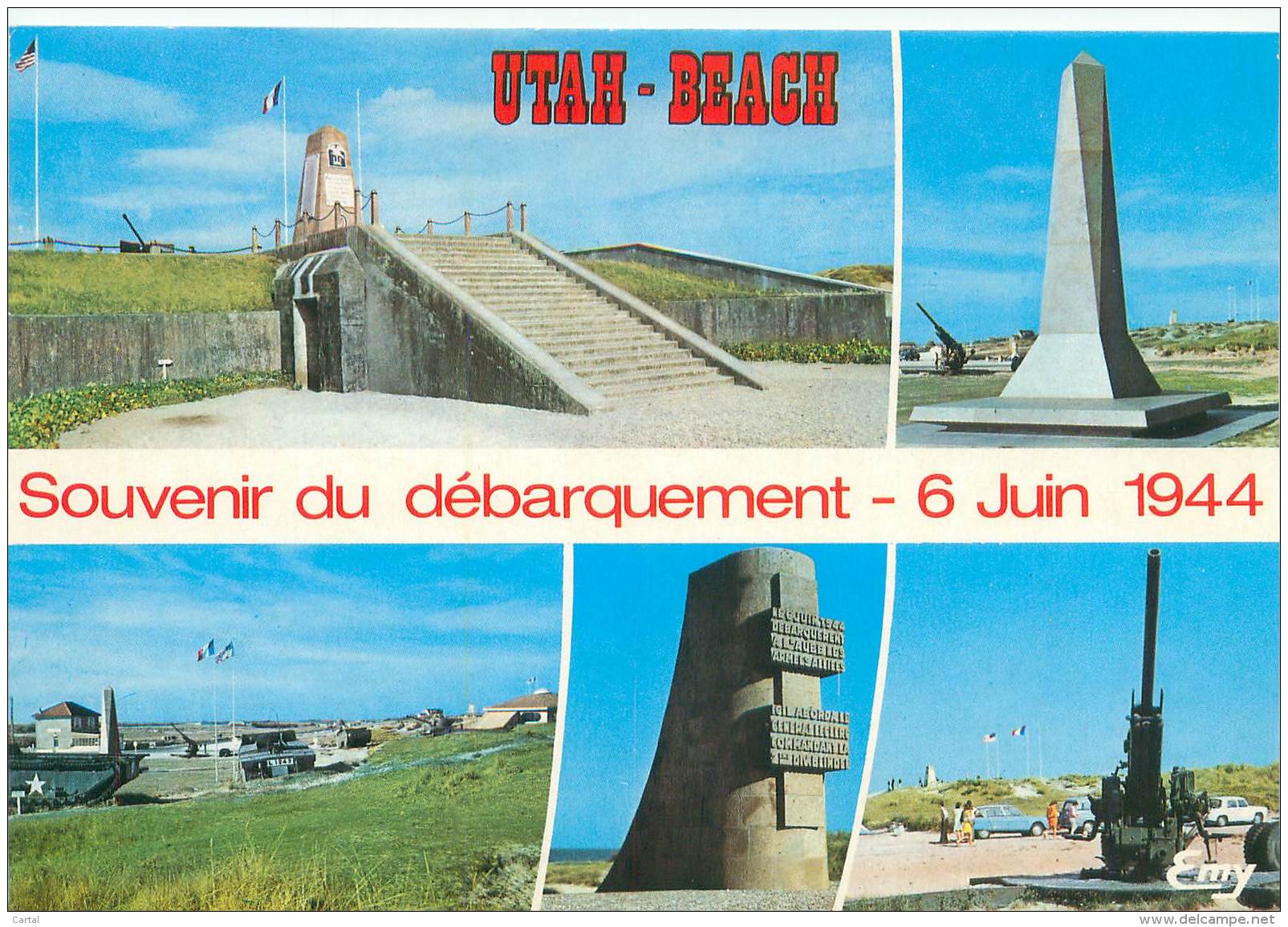 CPM - 50 - SAINTE-MARIE-du-MONT - UTAH-beach - Souvenir Du Débarquement - 6 Juin 1944 - Autres & Non Classés