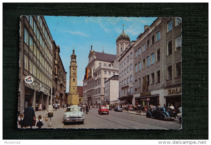 AUGSBURG - Untere Maximilianstrasse Mit Rathaus Und Perlachturm - Augsburg