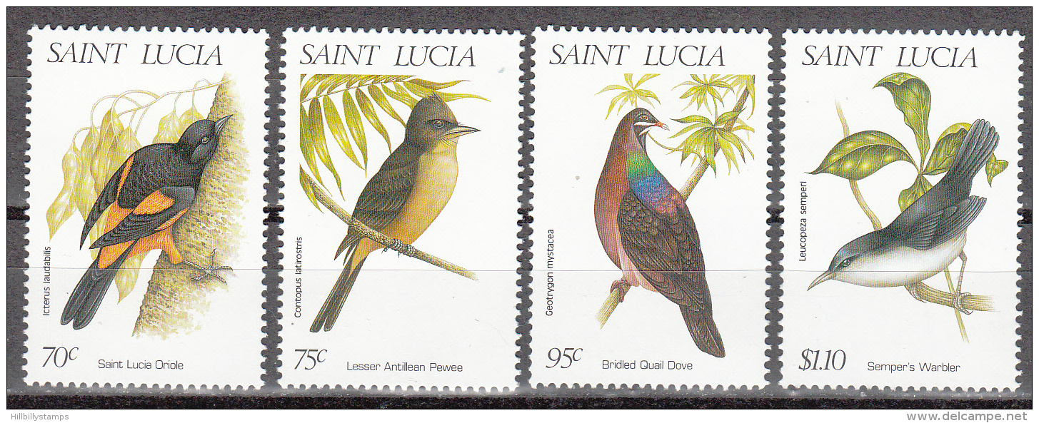 St Lucia    Scott No.  1087-90    Mnh   Year  1998 - Ste Lucie (...-1978)