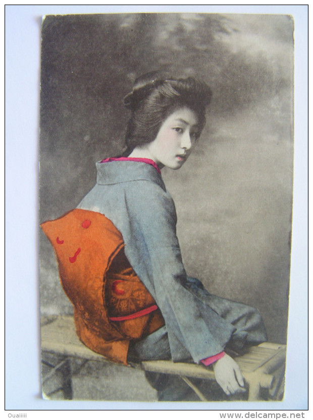 Cpa, Très Belle Carte, Japon, Femme Japonaise - Other & Unclassified