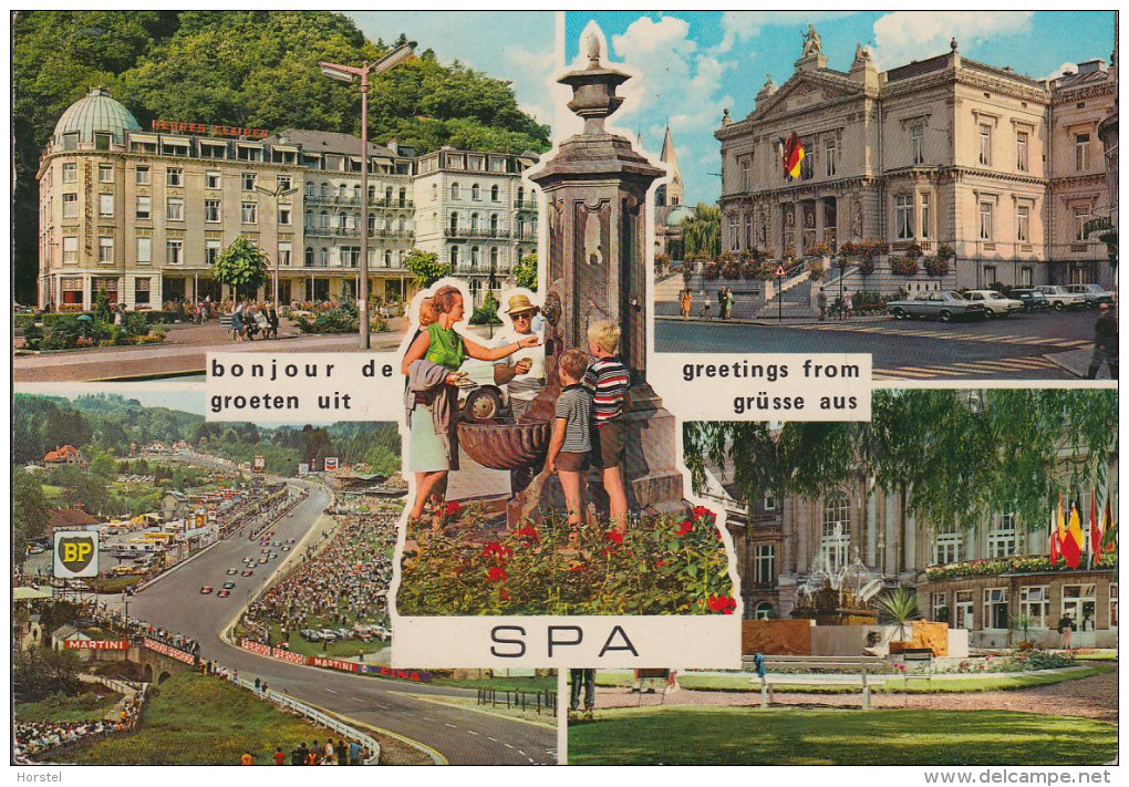 Belgien - SPA - Views - Racing - Cars - Nice Stamp - Spa