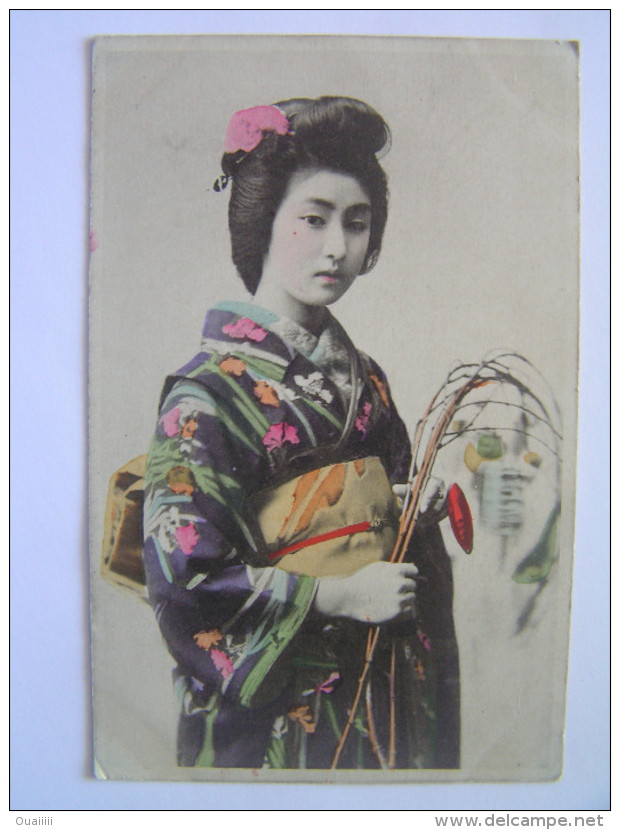 Cpa, Très Belle Carte, Japon, Femmes Japonaises En Costume Traditionel - Other & Unclassified