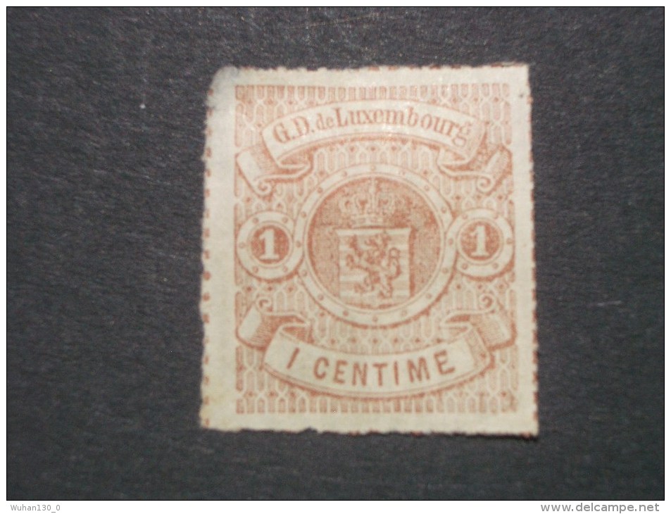 LUXEMBOURG  *   De  1859 / 1863   "  Armoiries   "   N °  3       1 Val . - 1859-1880 Stemmi
