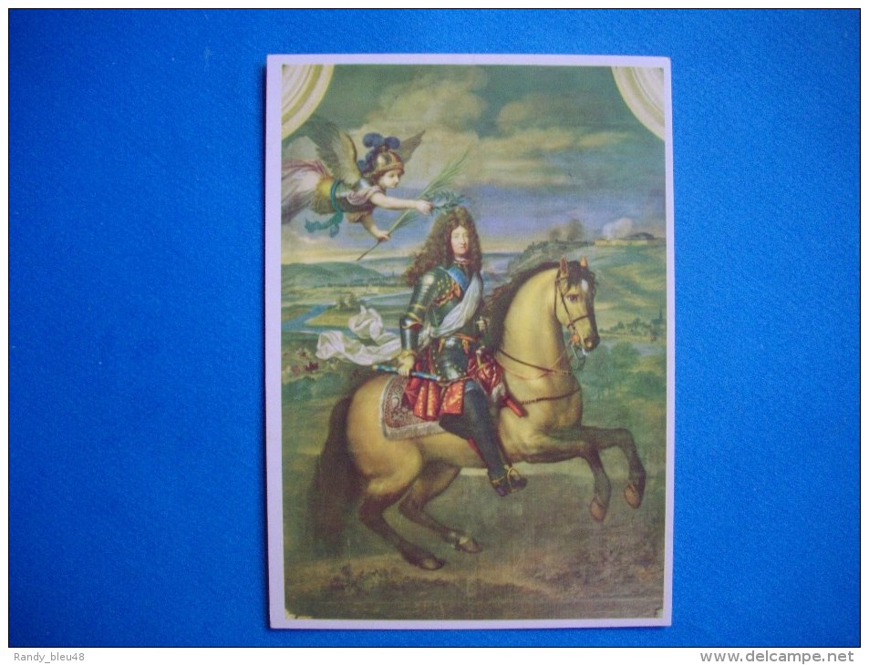 Le Grand Roi Louis XIV  Couronné Par La Victoire  -  Peinture   : MIGNARD - Histoire