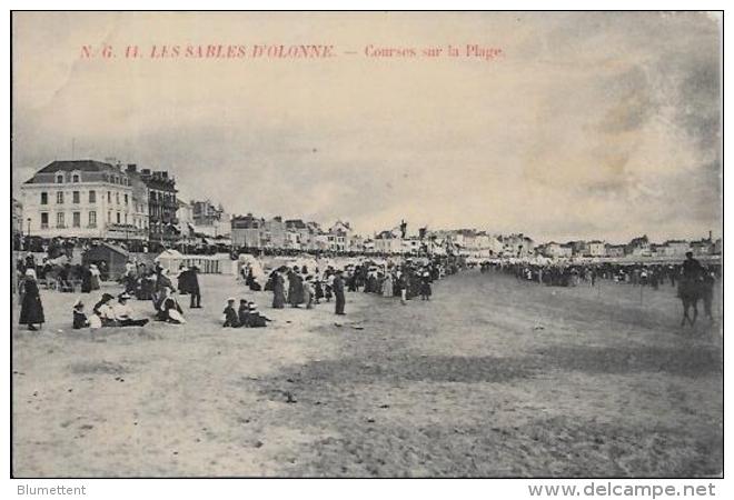 CPA Vendée Non Circulé Sables D´Olonne Course - Sables D'Olonne