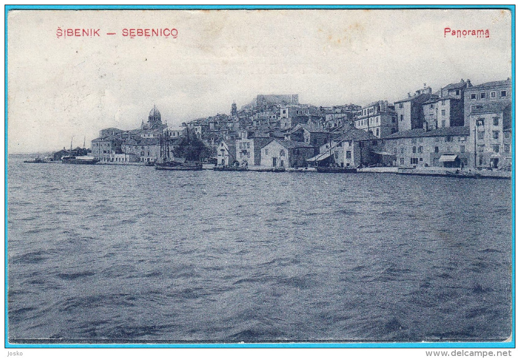 SIBENIK - SEBENICO ... Panorama  Croatia ) * Travelled * By : Vlasnik Ante Bogic , Sibenik - Croazia