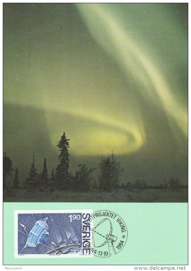 1984 SWEDEN Maximum Card VIKING SPACE SATELLITE Stamps Cover Fdc - Europe