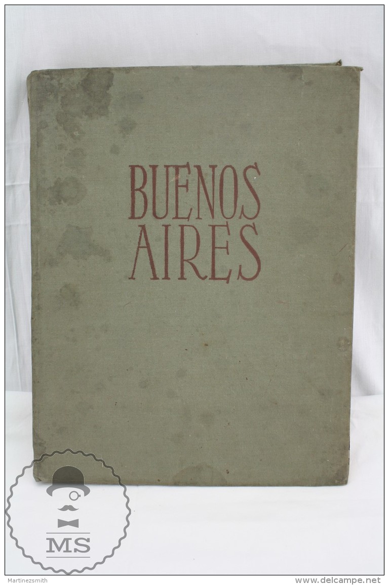 Old 1930´s Buenos Aires Book - Edited In Argentina By Peuser Edtitors - Fully Illustrated By Hans Mann - Géographie & Voyages