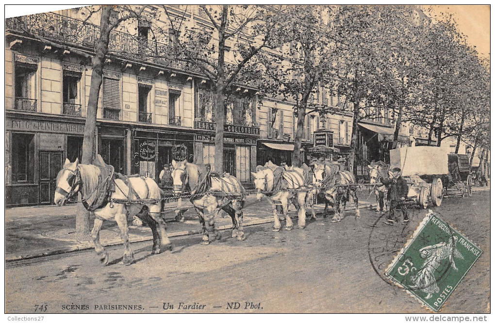 75-PARIS - UN FARDIER ( TRANSPORTEUR DE MARCHANDISES ) - Trasporto Pubblico Stradale