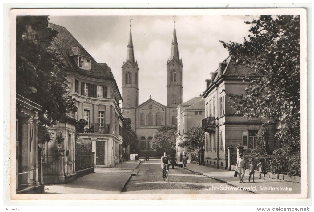 Lahr - Schwarzwald, Schillerstrasse - 1951 - Lahr