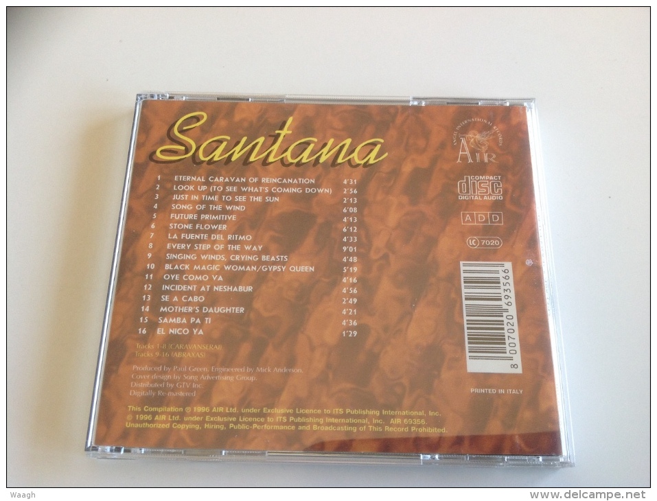 SANTANA "caravanserai / Abraxas" CD ITALIAN Press - Hard Rock & Metal