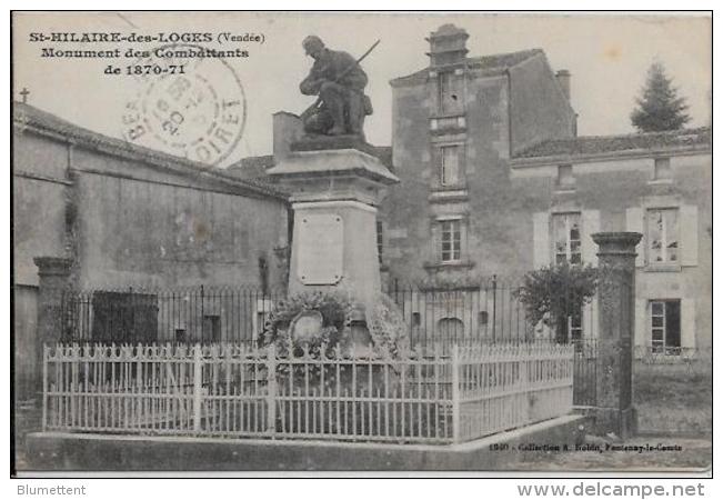 CPA Vendée Circulé Saint Hilaire Des Loges Guerre 1870 - Saint Hilaire Des Loges