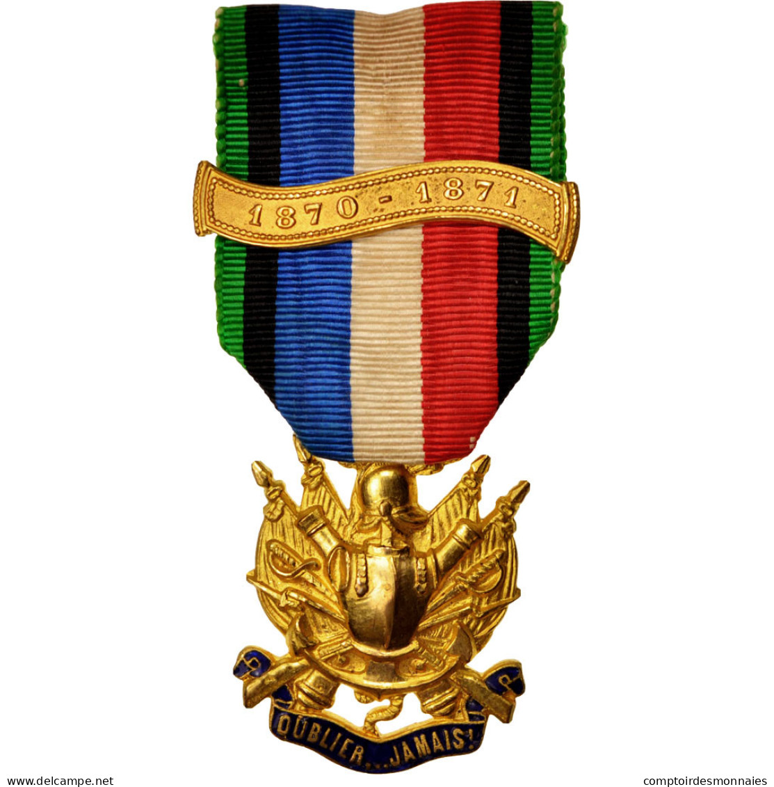 France, Société Des Vétérans Des Armées De Terre Et De Mer, Medal, 1871 - Other