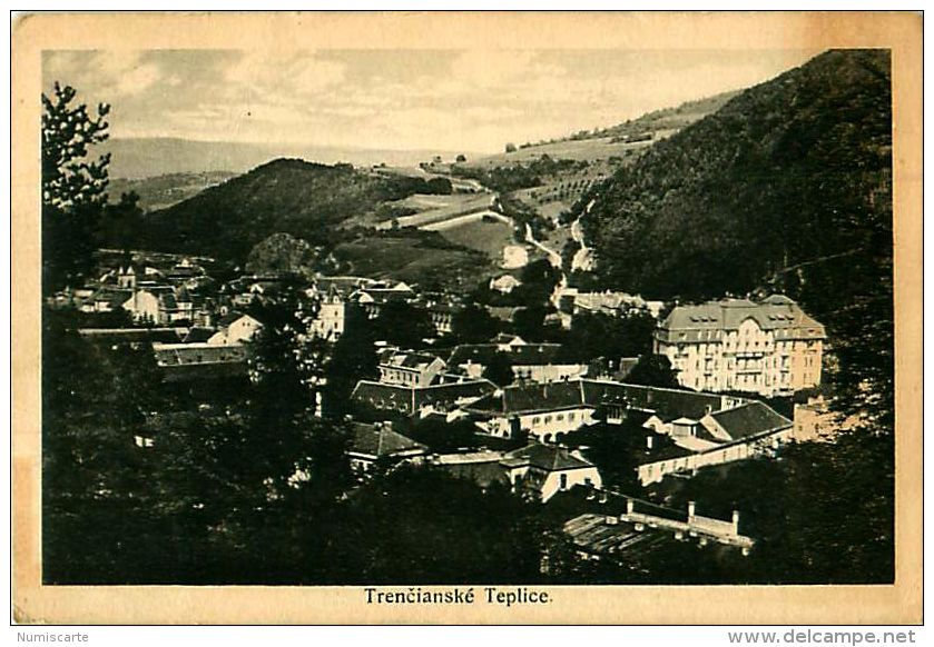 Cpa TCHEQUIE - TRENCIANSKE Teplice - - Tschechische Republik