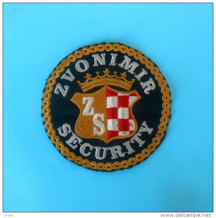 ZVONIMIR SECURITY - Croatia Security Company ... Official Patch * Sicherheitsunternehmen Société De Sécurité Kroatien - Police