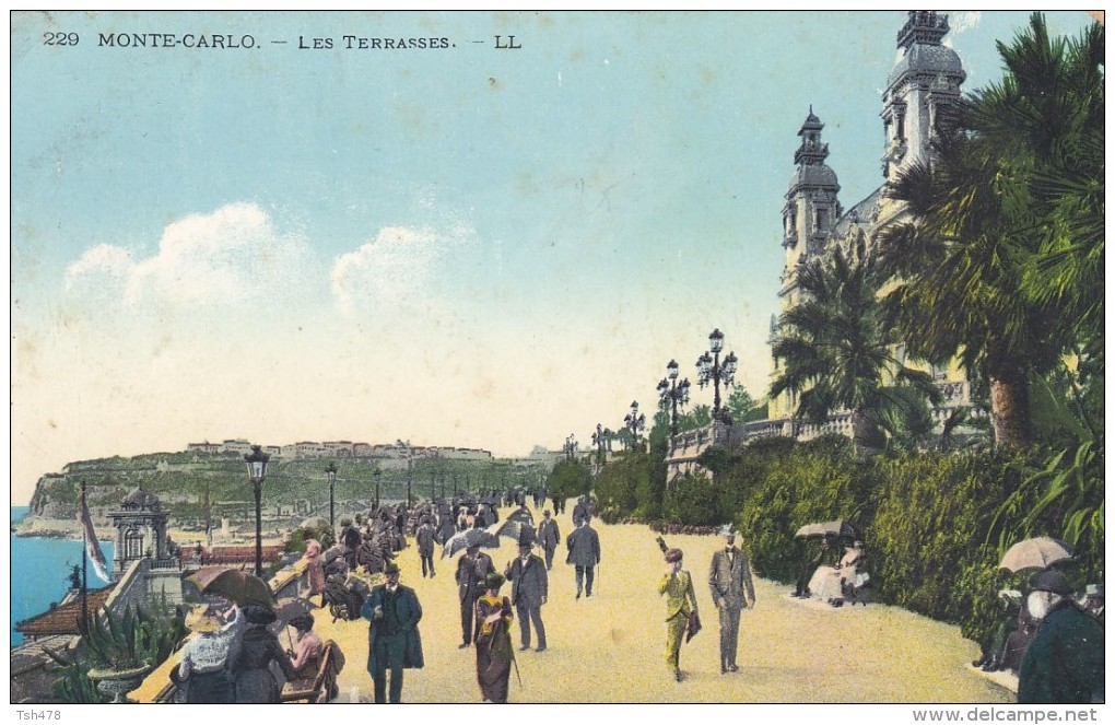 MONACO---MONTE-CARLO ---les Terrasses--voir  2 Scans - Terraces