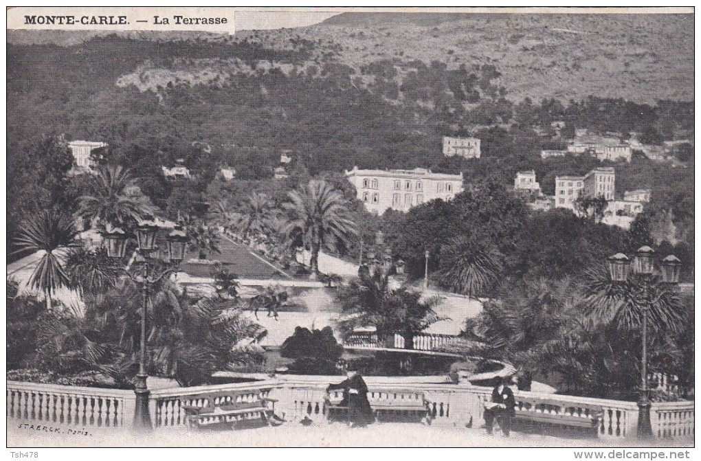 MONACO---MONTE-CARLO ---la Terrasse--PUB  LAIT D'APPENZELL--voir  2 Scans - Terrassen