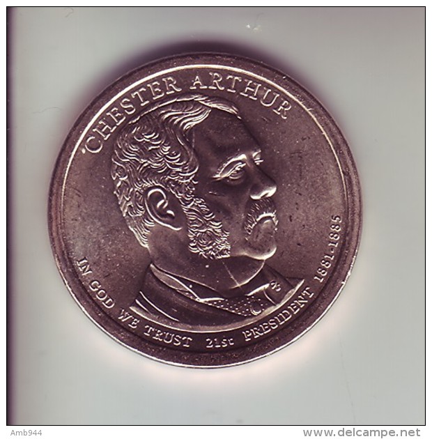 Stati Uniti 2012 - 1 Dollaro Arthur - Zecca P - 2007-…: Presidents