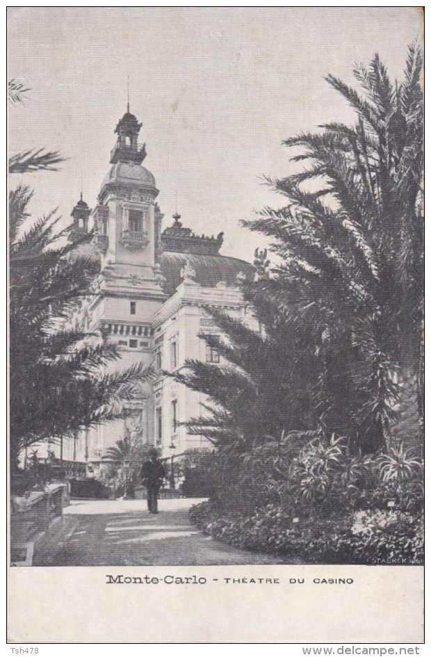 MONACO---MONTE-CARLO --théatre Du Casino--voir  2 Scans - Opera House & Theather