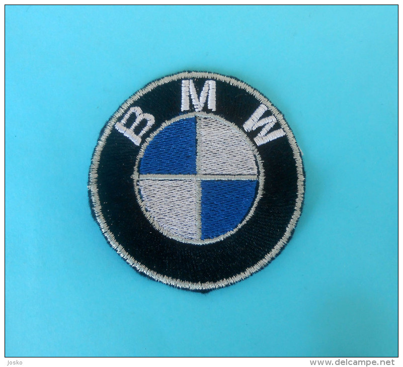 BMW - Famous Germany Car Brand Embroidered Patch * Automobile Automobil Auto Ecusson Flicken Toppa Parche - Cars