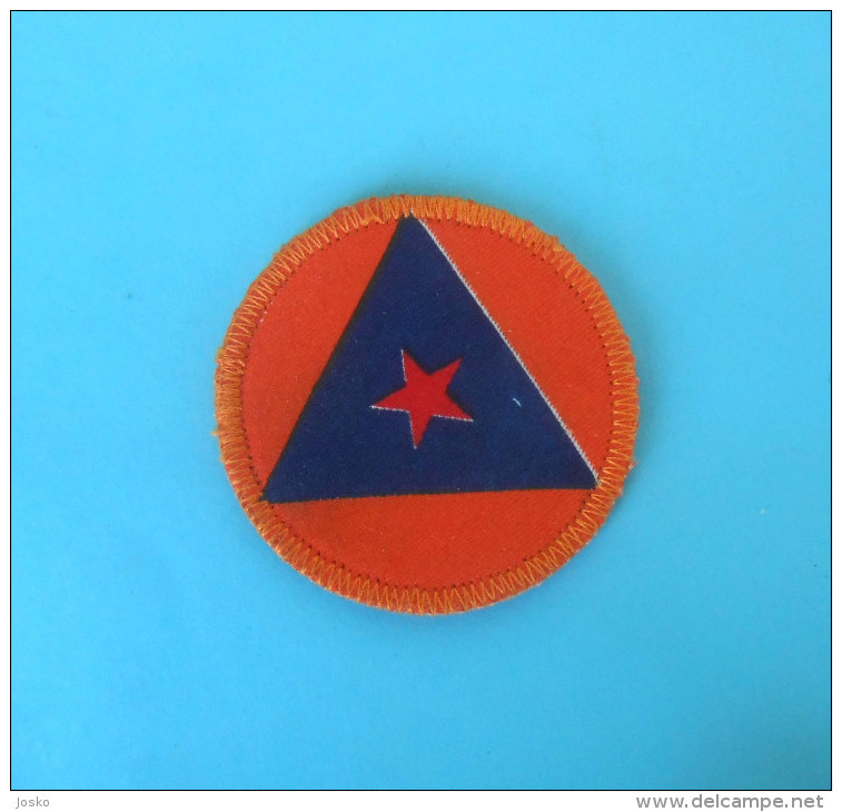 CIVIL PROTECTION - YUGOSLAV ARMY Patch * Protection Civile Ecusson Katastrophenschutz  Flicken Toppa Protezione Civile - Patches