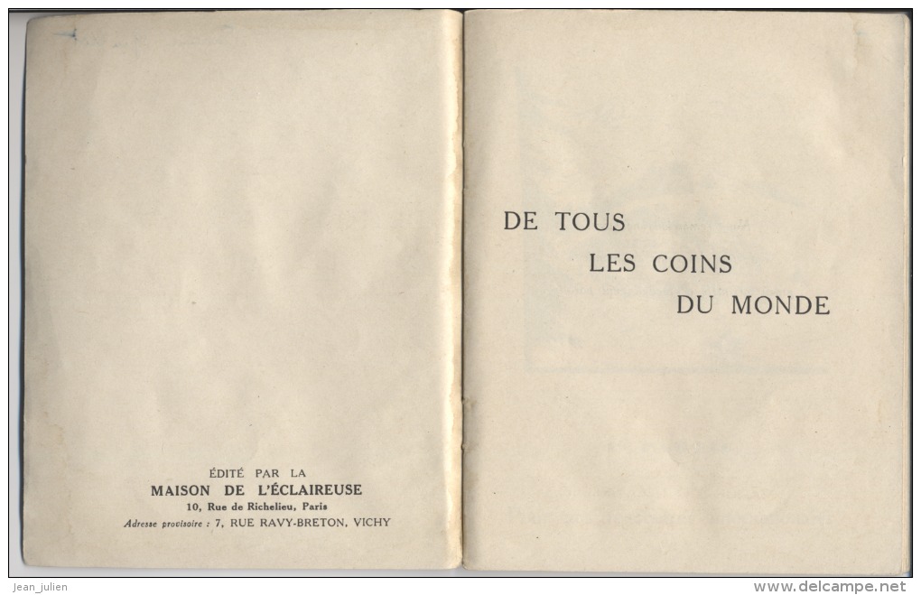 RECUEIL De CHANTS - De Tous Les Coins Du Monde  - ECLAIREURS De FRANCE - SCOUTS - SCOUTISME -  8 Scans - 1901-1940
