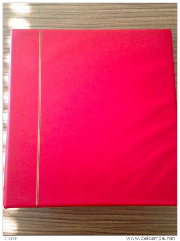 FRANCE OCCASION SAFE 1993-1997 !!! 1 RELIURE ROUGE + Env. 48 FEUILLES PREIMPRIMEES AVEC POCHETTES - Binders With Pages