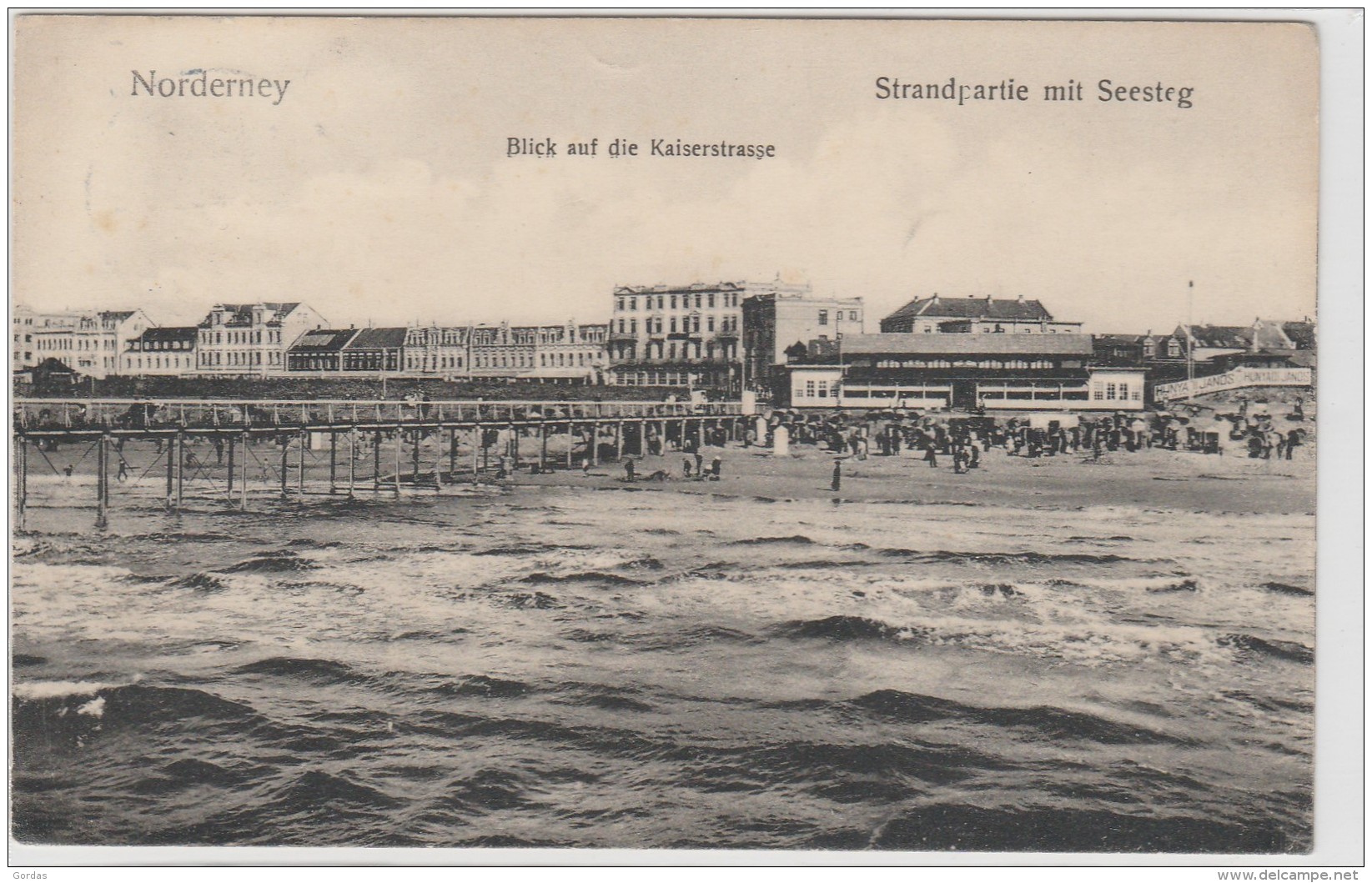 Germany - Norderney - Strandpartie Mit Seesteg - Norderney