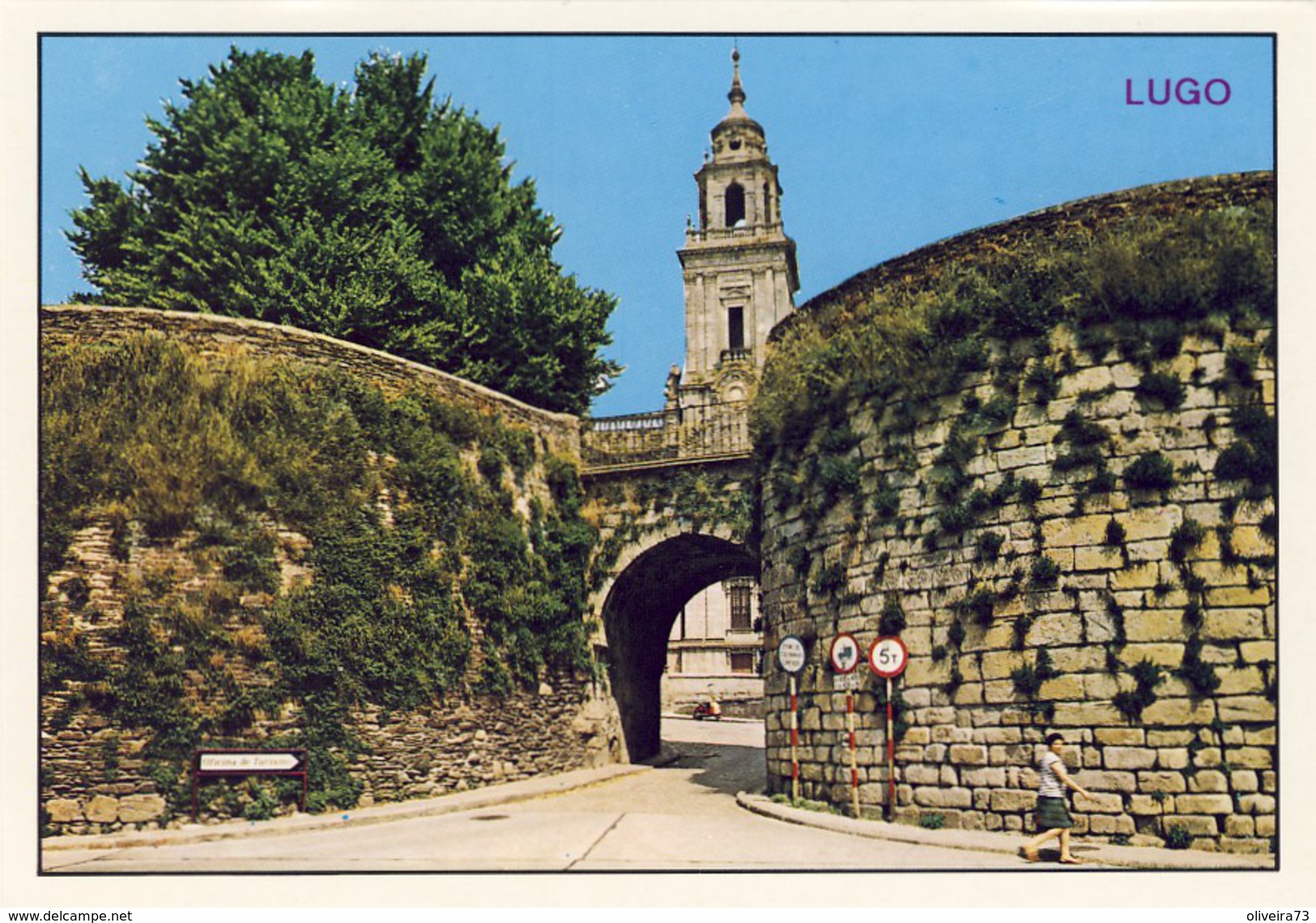 LUGO, Puerta De Santiago, 2 Scans - Lugo