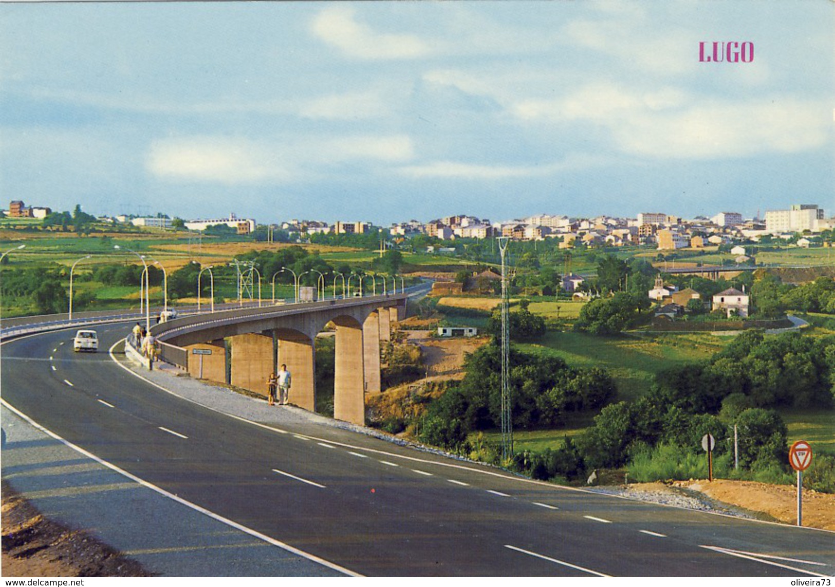 LUGO, Puente Sobre El Rio Miño, 2 Scans - Lugo