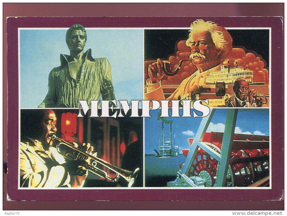 CPM Etats-Unis MEMPHIS Kingf Rck And Roll Multi Vues - Memphis