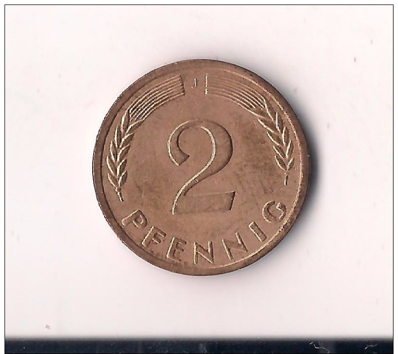 ALEMANIA 2 PFENNIG  1964 J - 2 Pfennig