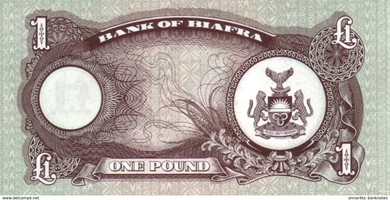 BIAFRA 1 POUND ND (1969) P-5 UNC [ BIA105a ] - Autres - Afrique