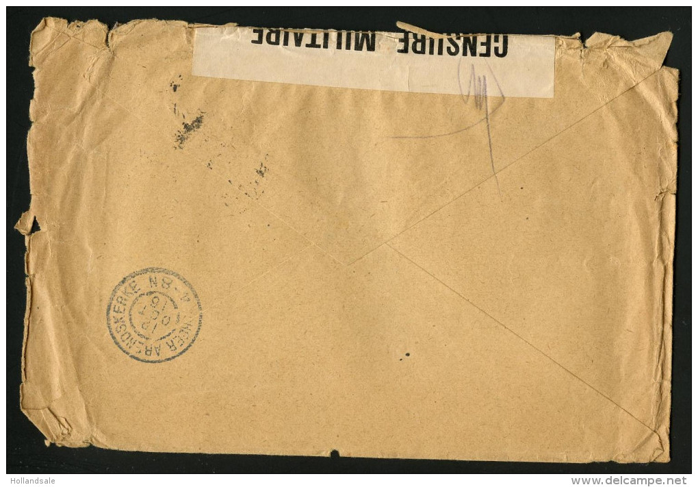 BELGIUM - September 30, 1916. Old Cover POSTES MILITAIRE Sent To Zeeland, The Netherlands. CENSORED. (d-504) - Autres & Non Classés