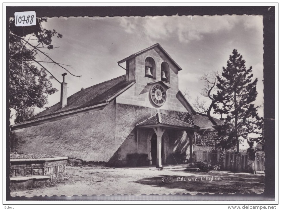 FORMAT 10x15 Cm - CELIGNY - L'EGLISE - TB - Céligny