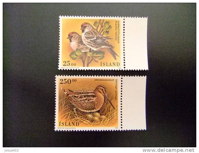 ISLANDIA 1995  FAUNA    Yvert  & Tellier Nº 781 - 782 ** MNH - Ongebruikt