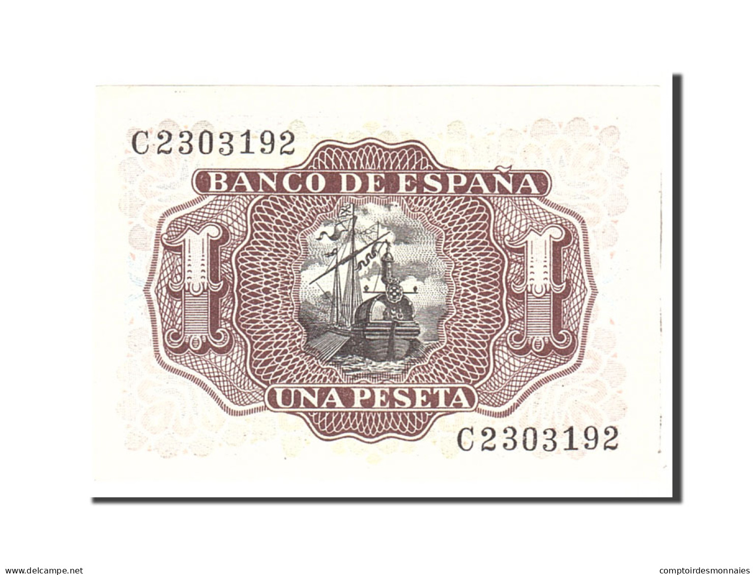 Billet, Espagne, 1 Peseta, 1953, 1953-07-22, KM:144a, SPL - 1-2 Pesetas