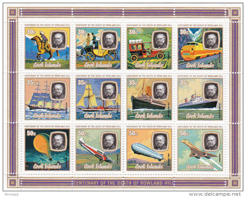 Cook Islands SG MS645 1979 Death Centenary Of Sir Rowland Hill Mkiniature Sheet MNH - Cook