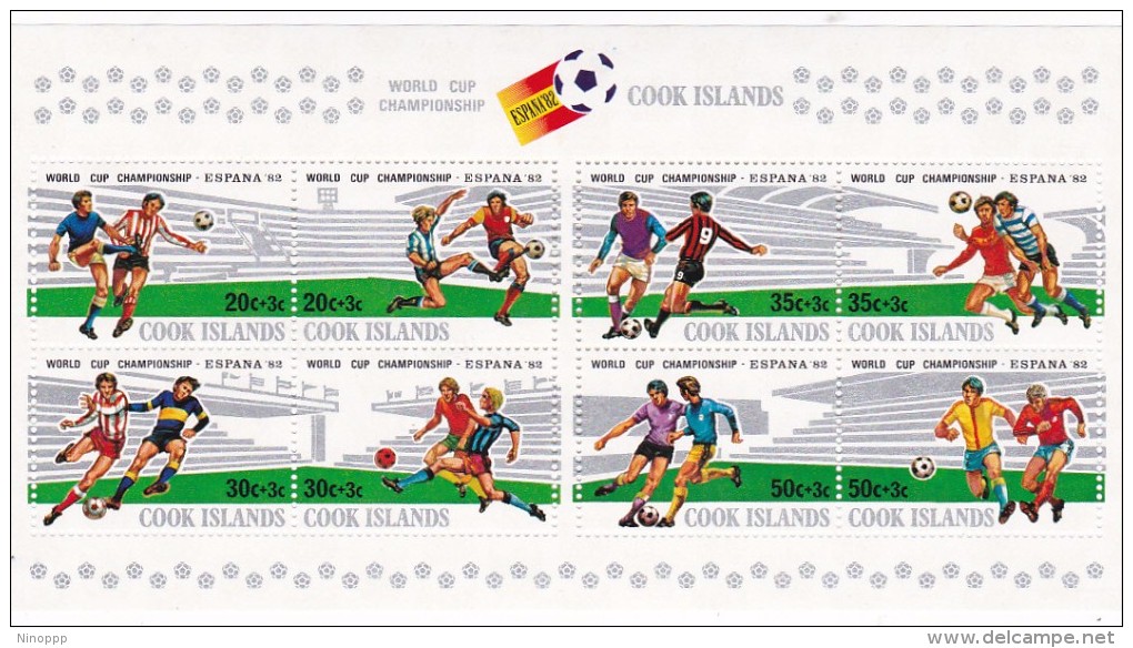 Cook Islands SG MS823 1981 World Cup Football Championship Miniature Sheet MNH - Cook Islands