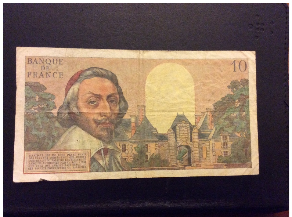 10 Francs 4-10-1962 - 10 NF 1959-1963 ''Richelieu''