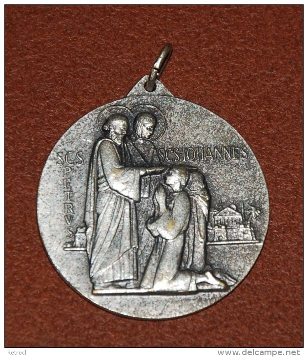 Old Silver Medal - Saint Peter - Saint John - Royal/Of Nobility