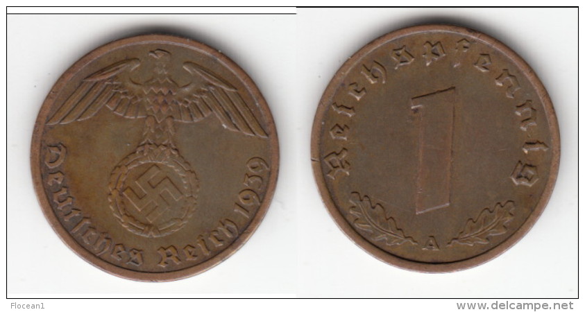 **** ALLEMAGNE - GERMANY - 1 REICHSPFENNIG 1939 A - 3ème REICH - THIRD REICH **** EN ACHAT IMMEDIAT - 1 Reichspfennig