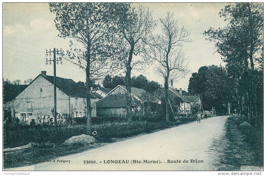 52 - HAUTE MARNE - Longeau - Route De Dijon - Le Vallinot Longeau Percey