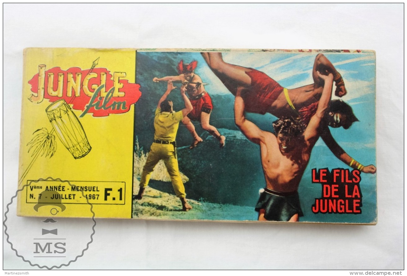French Vintage 1967 Comic - Jungle Film Nº 17 - Le Fils De La Jungle  - Johnny Sheffield & Peggy Ann Garner - Otros & Sin Clasificación