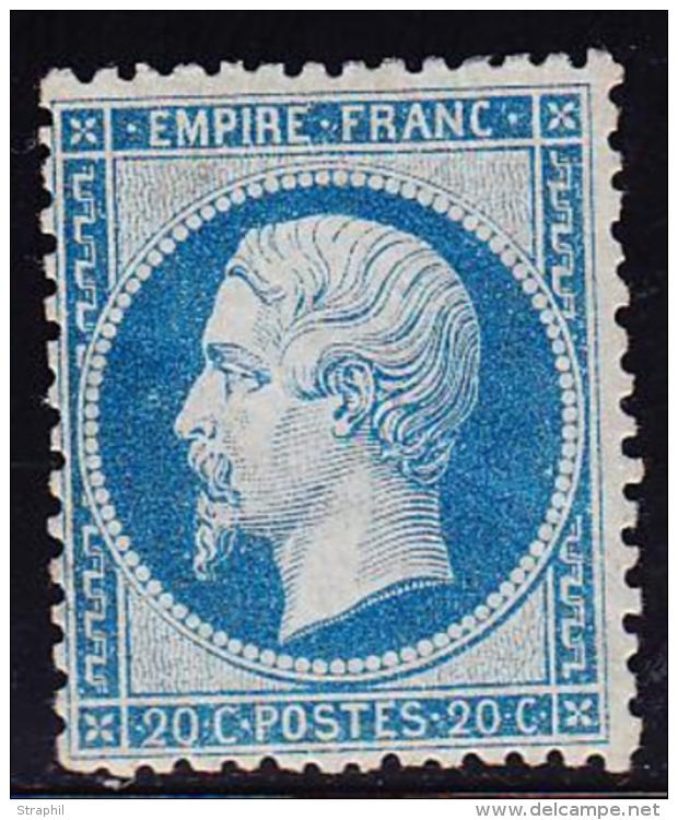 N°22 - Froissure De Gomme - Sinon B/TB - 1862 Napoleone III