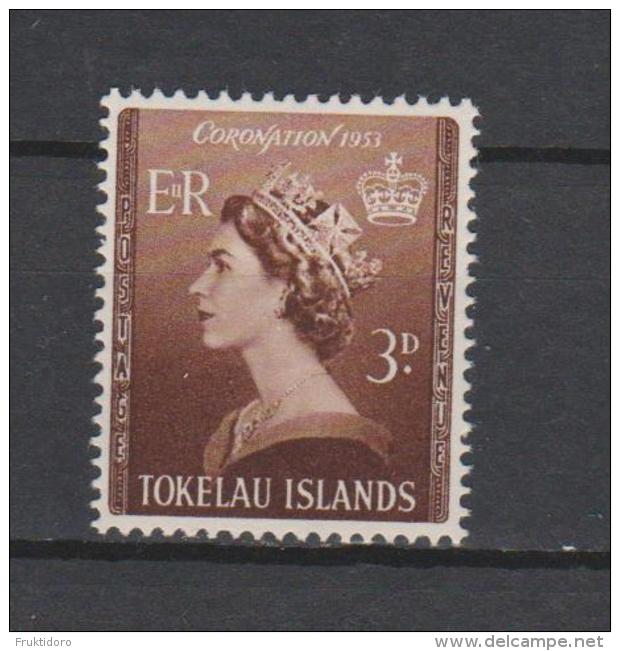 Tokelau Mi 4 Coronation Queen Elizabeth II 1953 * * - Tokelau