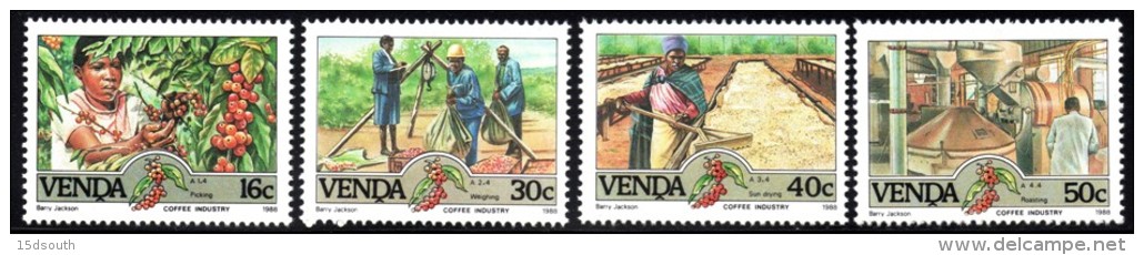 Venda - 1988 Coffee Industry Set (**) # SG 167-170 , Mi 167-170 - Venda